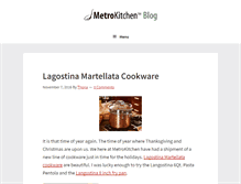 Tablet Screenshot of blog.metrokitchen.com