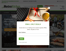 Tablet Screenshot of metrokitchen.com